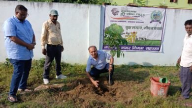 Photo of वृक्षारोपण कर जल जीवन हरियाली दिवस मनाया गया