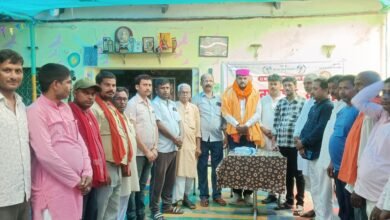 Photo of नाई संघ की बैठक में भाजपा के प्रदेश मंत्री को अंग वस्त्र व पुष्प माला पहनाकर किया गया स्वागत व अभिनंदन