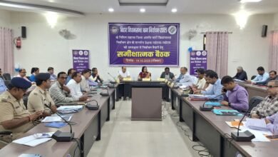 Photo of जिला अंतर्गत चारों विधानसभा निर्वाचन क्षेत्र के प्रेक्षक की अध्यक्षता में अध्यक्षता में निर्वाचन तैयारी हेतु समीक्षात्मक बैठक