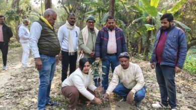 Photo of संजीव झा विचार मंच के द्वारा किया गया वृक्षारोपण