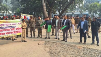 Photo of सड़क सुरक्षा हेतु एनसीसी के बच्चों ने निकाल सड़क सुरक्षा रैली