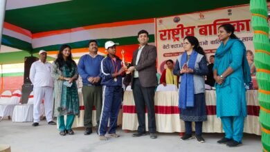 Photo of राष्ट्रीय बालिका दिवस के अवसर पर स्टेडियम में मिनी मैराथन, टग ऑफ वार एवं वॉकथान प्रतियोगिता का सफल आयोजन